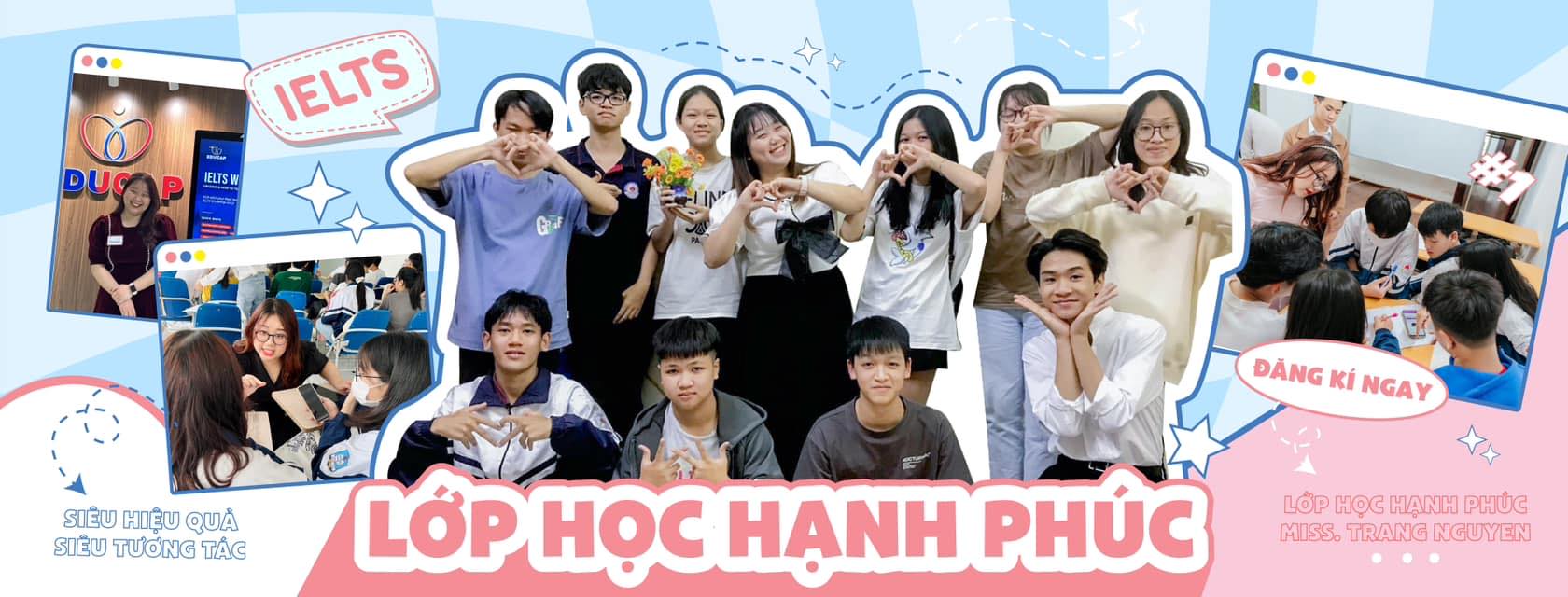 Lớp Học Hạnh Phúc – cô Nguyễn Hà Trang cùng học sinh
