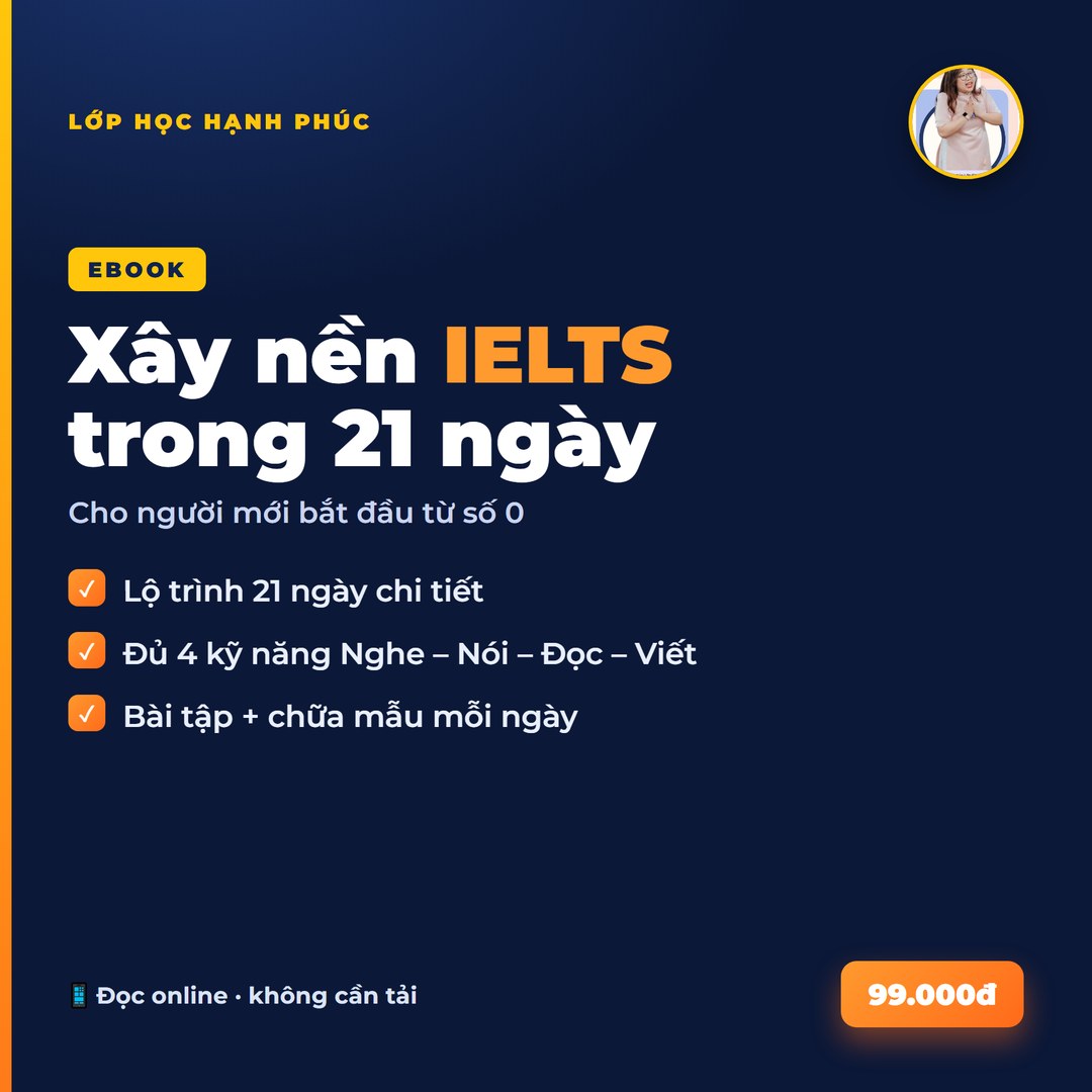 Ebook: 21 ngày Xây nền IELTS