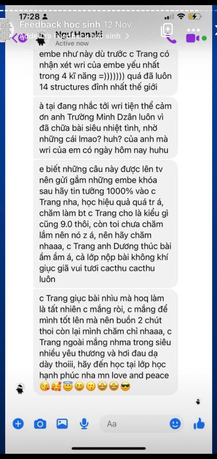 Cảm nhận thật của học trò về cô Trang và khóa học
