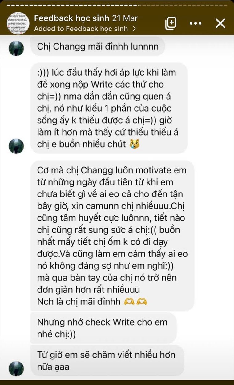 Cảm nhận thật của học trò về cô Trang và khóa học