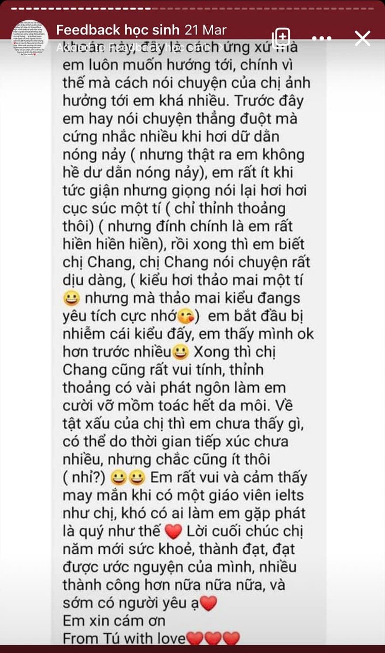 Cảm nhận thật của học trò về cô Trang và khóa học