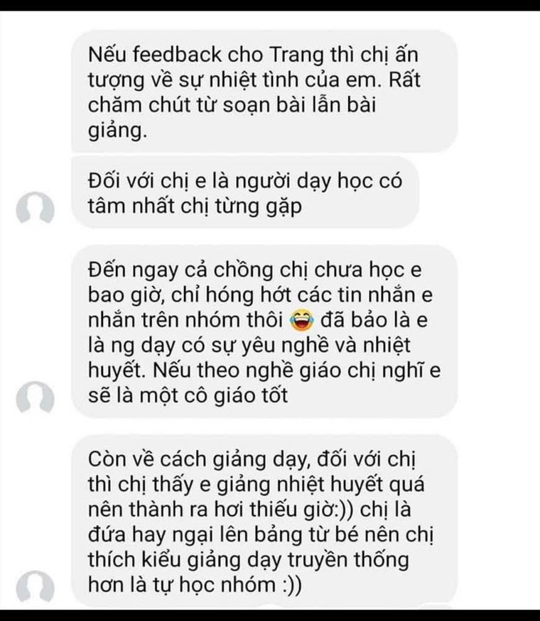 Cảm nhận thật của học trò về cô Trang và khóa học