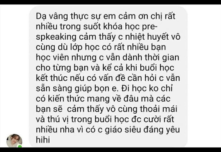 Cảm nhận thật của học trò về cô Trang và khóa học