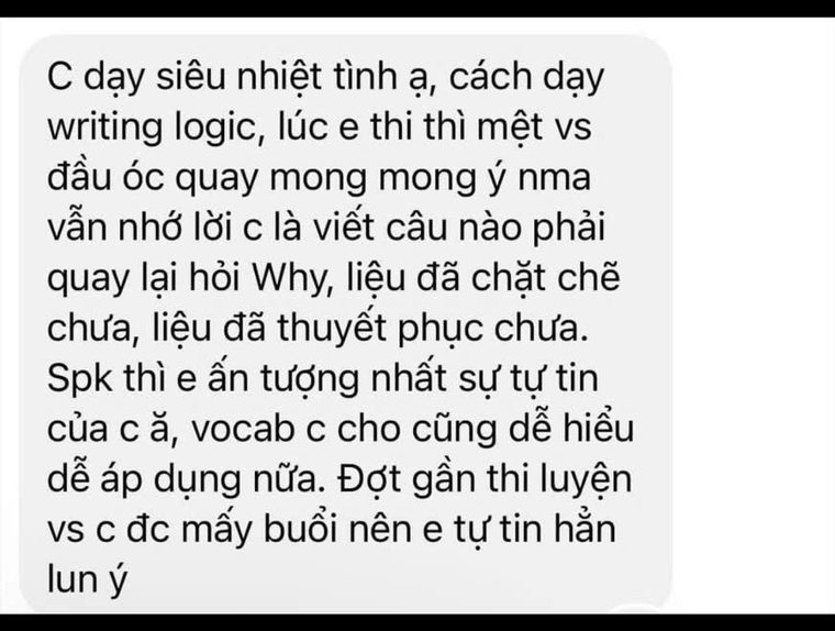 Cảm nhận thật của học trò về cô Trang và khóa học