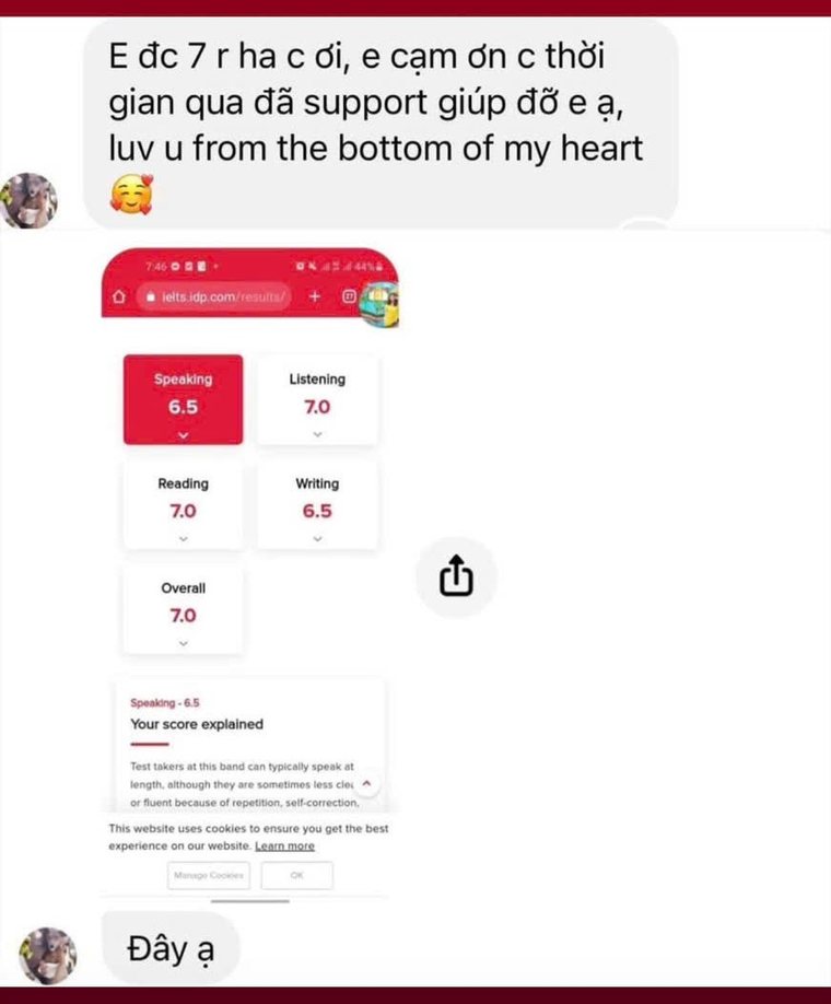 Cảm nhận thật của học trò về cô Trang và khóa học