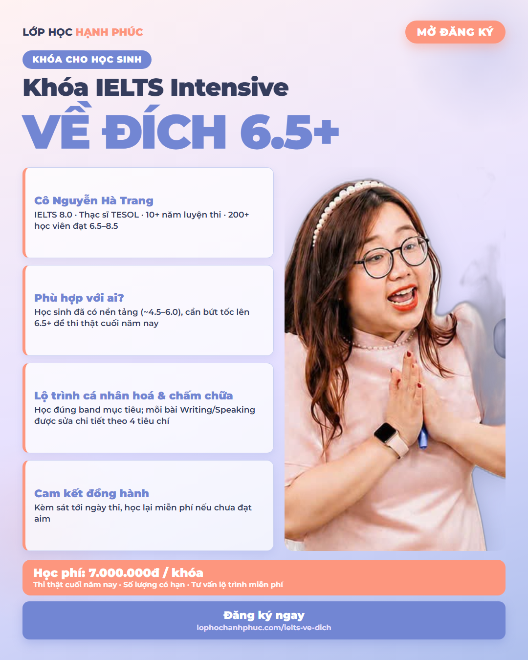 IELTS Intensive Về Đích 6.5+
