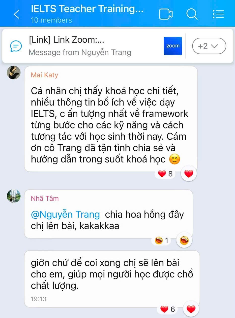 Cảm nhận giáo viên