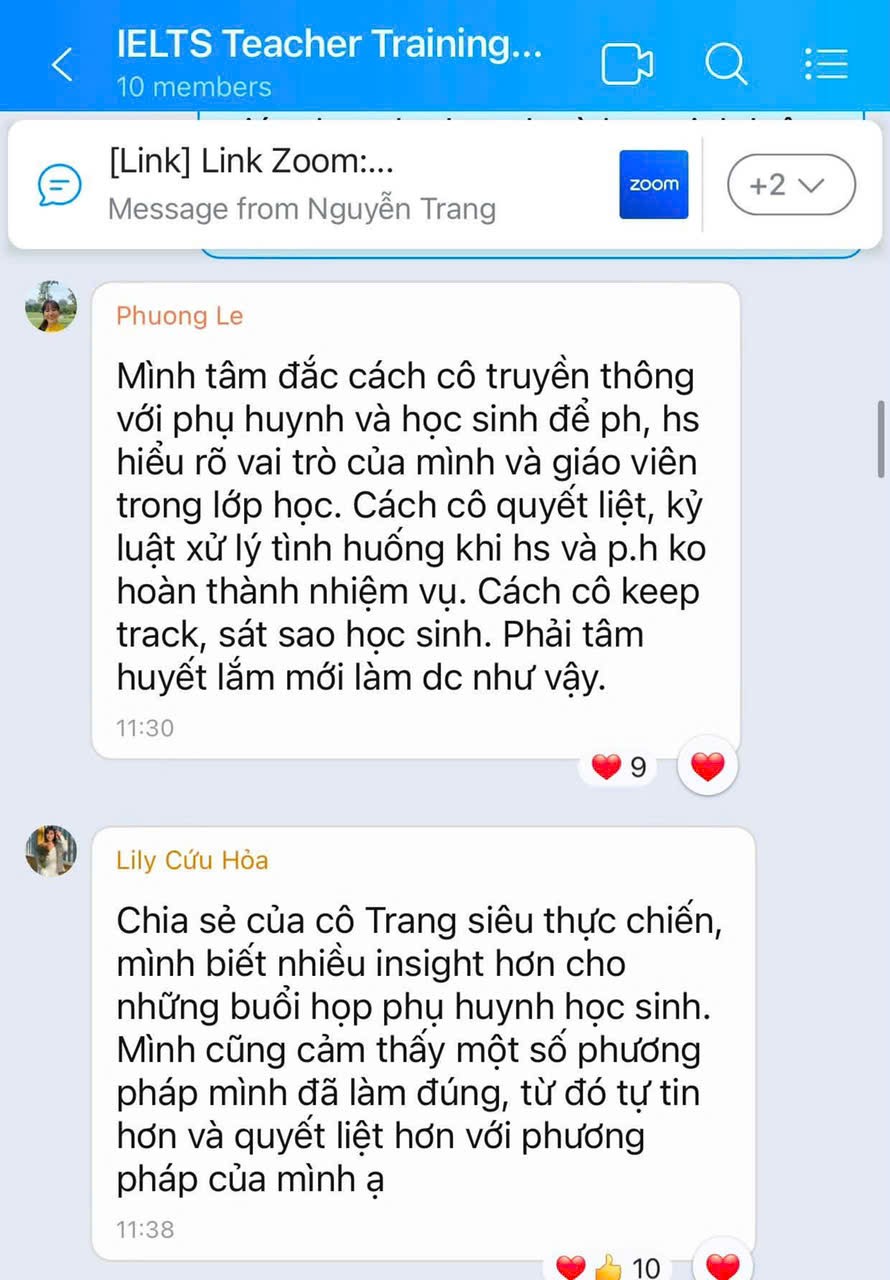 Cảm nhận giáo viên