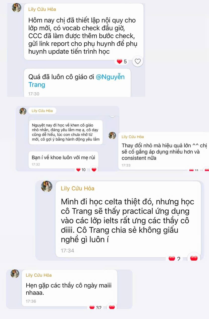Cảm nhận giáo viên
