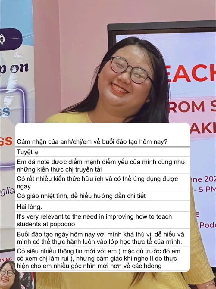 Cảm nhận giáo viên
