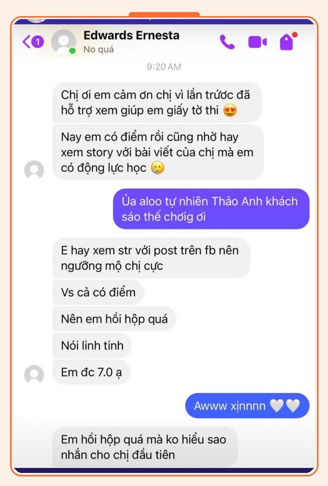 Cảm nhận học viên