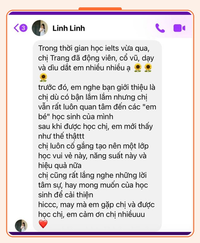 Cảm nhận học viên