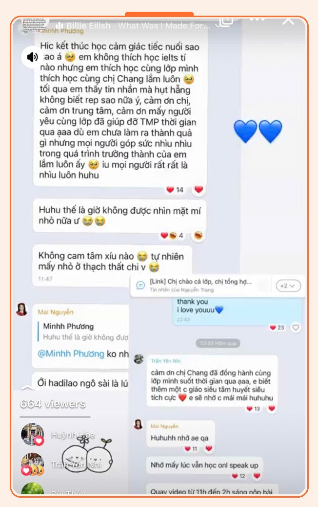 Cảm nhận học viên
