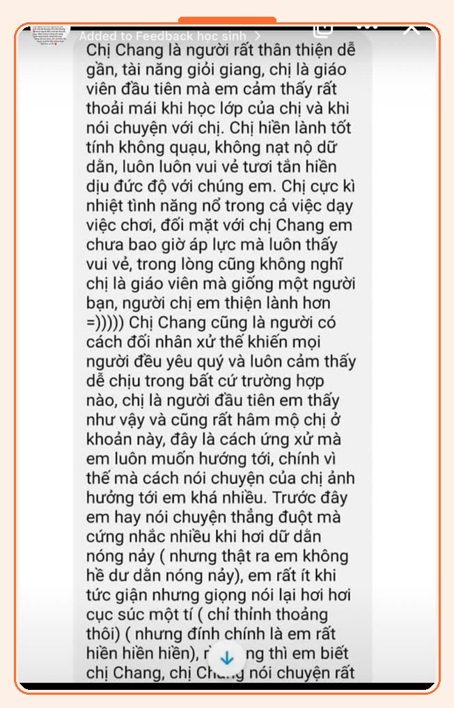 Cảm nhận học viên