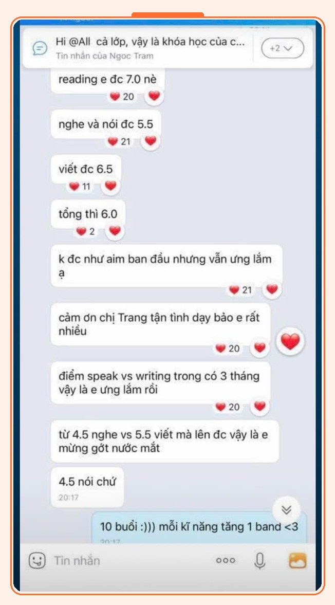 Cảm nhận học viên
