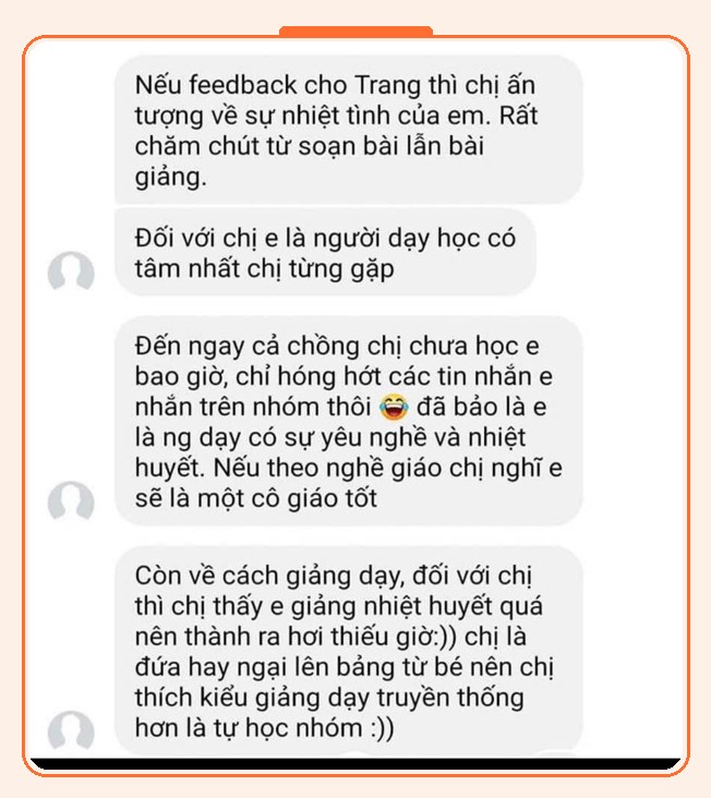 Cảm nhận học viên