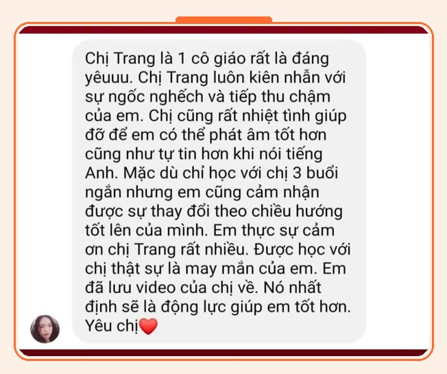 Cảm nhận học viên