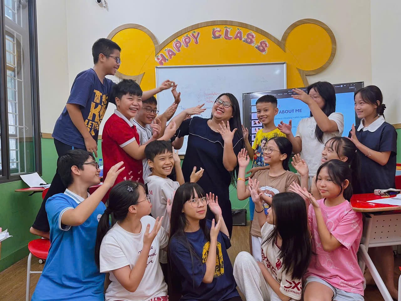 Lớp học của cô Trang