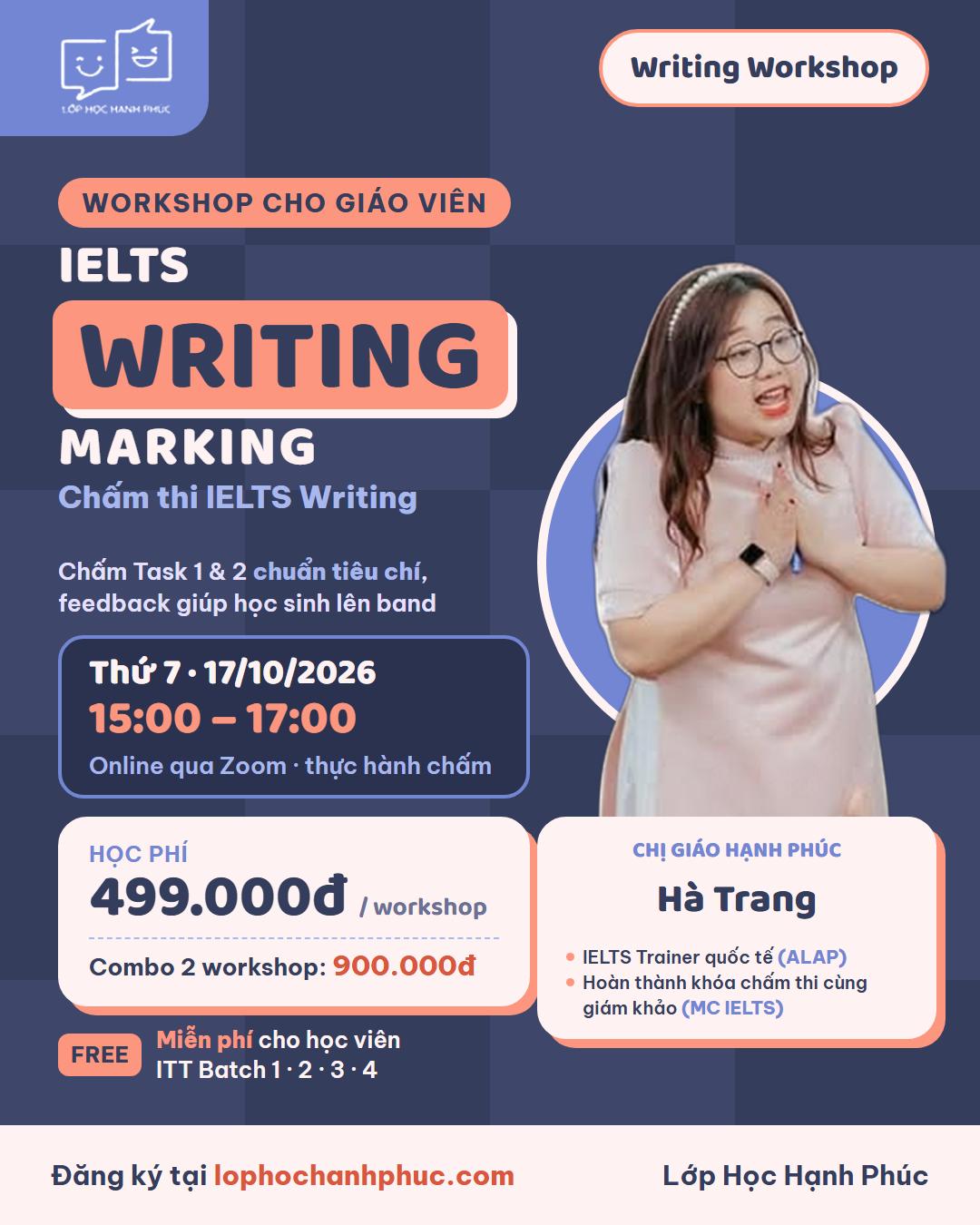 Workshop Chấm IELTS Writing