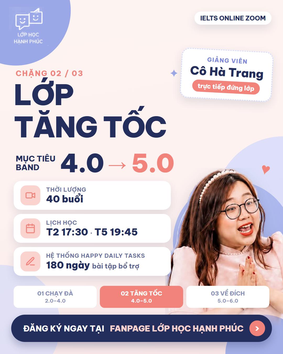 Lớp Tăng Tốc